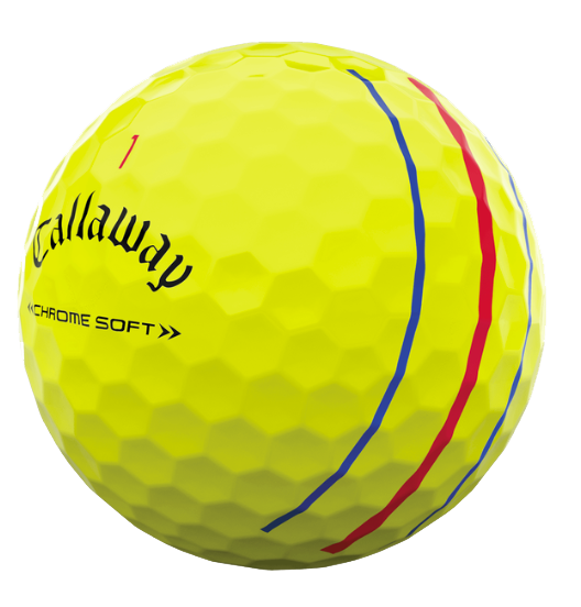 Callaway Chrome Soft Triple Track Yellow
