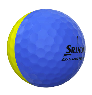 Srixon Q-Star Tour Divide Blue & Yellow