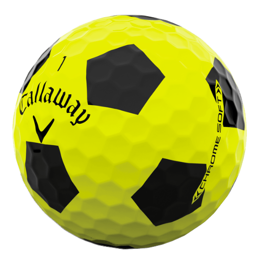 Callaway Chrome Soft Truvis Yellow & Black